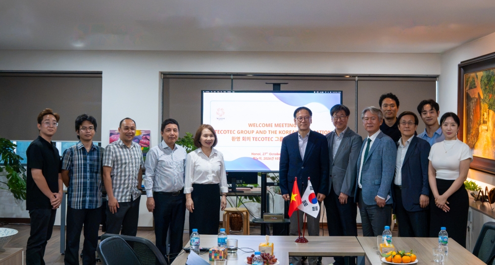 Đại diện TECOTEC Group và đoàn công tác Hàn Quốc